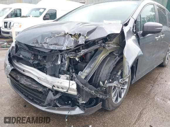2024 Honda Odyssey EX-L with VIN 5FNRL6H69RB053109, listed as a IAAI auction lot 41902641 with 19,358 mi miles and . Bid and sale history available at DreamBid. Image 6.