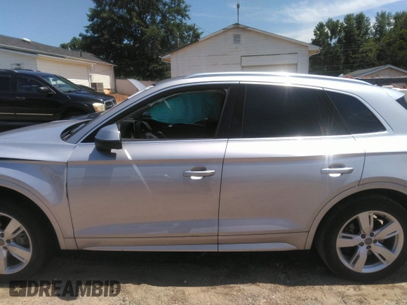 2019 Audi Q5 Premium Plus with VIN WA1BNAFY1K2054857, listed as a IAAI auction lot 42624504 with 58,255 mi miles and . Bid and sale history available at DreamBid. Image 14.
