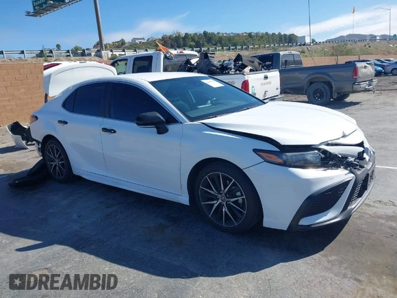 2023 Toyota Camry SE with VIN 4T1G11AK9PU151144, listed as a IAAI auction lot 41807252 with 26,666 mi miles. Bid and sale history available at carsss.com. Image 1.
