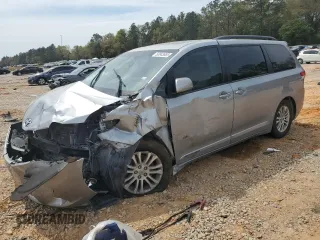 2013 Toyota Sienna XLE AAS with VIN 5TDYK3DC5DS303300, listed as a Copart auction lot 50843685 with 0 mi miles and Salvage Title. Bid and sale history available at carsss.com. Image 1.