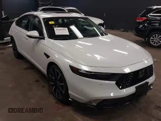 2025 Honda Accord Touring with VIN 1HGCY2F80SA015742, listed as a IAAI auction lot 41650903 with 398 mi miles and . Bid and sale history available at DreamBid. Image 1.
