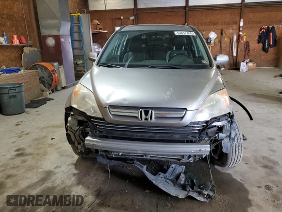 2008 Honda CR-V EX-L with VIN JHLRE48748C035817, listed as a Copart auction lot 53817455 with 187,972 mi miles and Salvage Title. Bid and sale history available at carsss.com. Image 5.