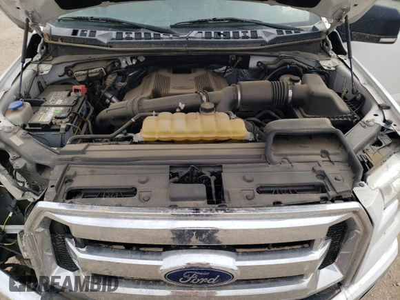 2017 Ford F-150 XL with VIN 1FTFW1EG2HFA89227, listed as a Copart auction lot 50553105 with 135,197 mi miles and Salvage Title. Bid and sale history available at carsss.com. Image 12.