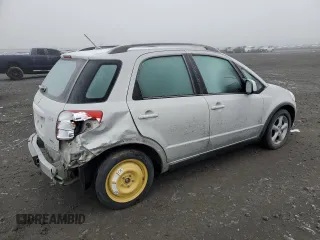 2008 Suzuki SX4 with VIN JS2YB413185110475, listed as a Copart auction lot 81915224 with 124,683 mi miles and Salvage Title. Bid and sale history available at carsss.com. Image 3.