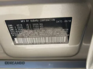 2019 Subaru Legacy with VIN 4S3BNAB63K3005292, listed as a IAAI auction lot 41851947 with 68,448 mi miles. Bid and sale history available at carsss.com. Image 9.