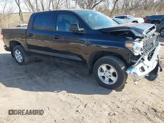 2021 Toyota Tundra SR5 with VIN 5TFDY5F18MX005094, listed as a IAAI auction lot 41727794 with 57,275 mi miles and . Bid and sale history available at DreamBid. Image 1.