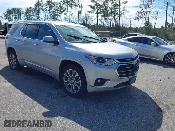 2021 Chevrolet Traverse Premier with VIN 1GNEVKKWXMJ198159, listed as a IAAI auction lot 41616691 with 80,229 mi miles. Bid and sale history available at carsss.com. Image 1.