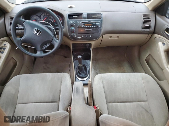 2004 Honda Civic LX with VIN 2HGES15514H505381, listed as a Copart auction lot 84966924 with 285,019 mi miles and Salvage Title. Bid and sale history available at DreamBid. Image 8.