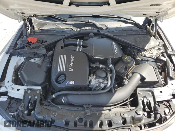 2015 BMW M3 with VIN WBS3C9C5XFP803228, listed as a Copart auction lot 52173245 with 105,597 mi miles and Salvage title. Bid and sale history available at DreamBid. Image 11.