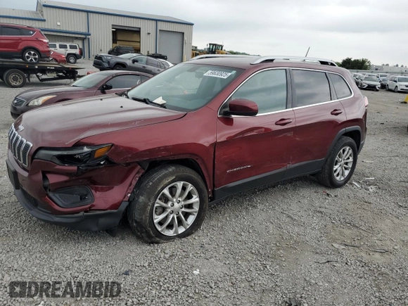 2019 Jeep Cherokee Latitude with VIN 1C4PJMCB3KD210488, listed as a Copart auction lot 59630925 with 151,312 mi miles and Salvage title. Bid and sale history available at DreamBid. Image 1.