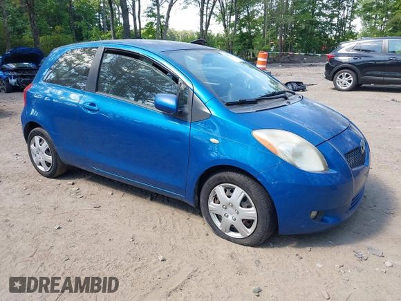 2007 Toyota Yaris z VIN JTDJT923575094820, wystawiony jako IAAI lot #42297736 z przebiegiem 201 052 mil mil oraz . Historia ofert i sprzedaży dostępna na DreamBid. Obrazek 1.