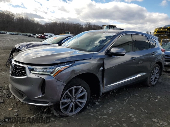 2023 Acura RDX w/Technology Package with VIN 5J8TC2H53PL002948, listed as a Copart auction lot 43728625 with 25,901 mi miles and Salvage Title. Bid and sale history available at carsss.com. Image 1.