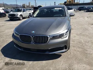 2018 BMW 7 Series 740e xDrive with VIN WBA7J2C55JG938385, listed as a Copart auction lot 49109985 with 81,567 mi miles and Salvage Title. Bid and sale history available at DreamBid. Image 11.