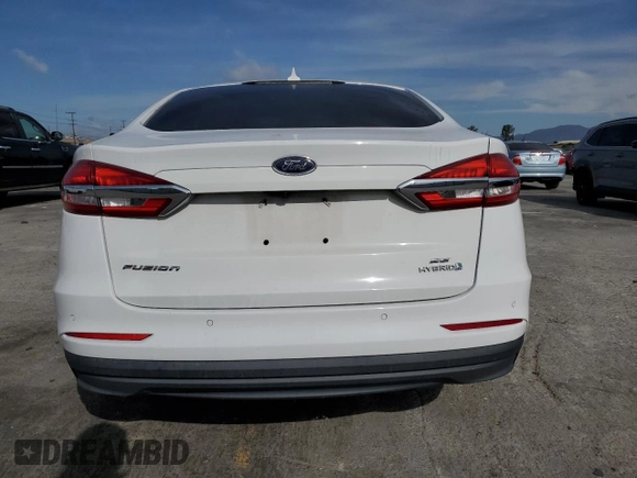 2019 Ford Fusion Hybrid SE with VIN 3FA6P0LU4KR272158, listed as a Copart auction lot 50956585 with 180,925 mi miles and Salvage Title. Bid and sale history available at carsss.com. Image 6.