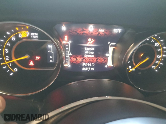 2022 Jeep Wrangler Unlimited Sahara z VIN 1C4HJXEN4NW262444, wystawiony jako Copart lot #45808695 z przebiegiem 44 517 mil mil oraz Szkoda całkowita • Salvage title. Historia ofert i sprzedaży dostępna na DreamBid. Obrazek 9.