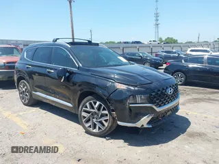 2023 Hyundai Santa Fe Calligraphy z VIN 5NMS54AL7PH486794, wystawiony jako IAAI lot #42312269 z przebiegiem 44 563 mil mil oraz . Historia ofert i sprzedaży dostępna na DreamBid. Obrazek 1.