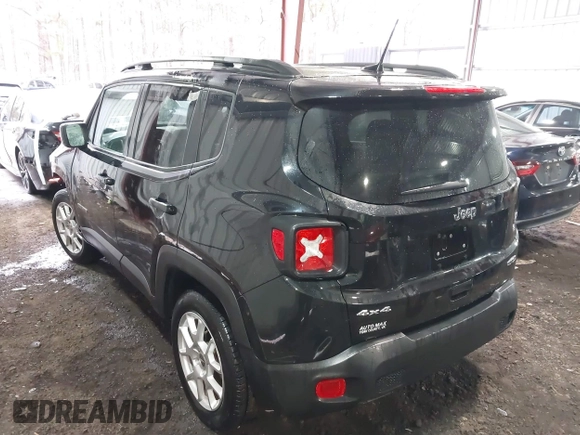 2020 Jeep Renegade Latitude with VIN ZACNJBBB5LPL69624, listed as a IAAI auction lot 41481985 with 45,432 mi miles. Bid and sale history available at carsss.com. Image 3.