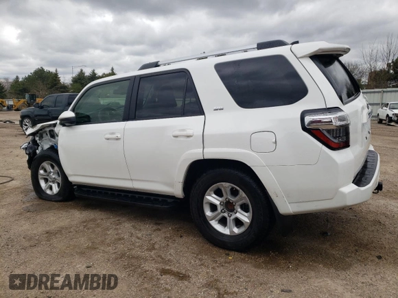 2023 Toyota 4Runner SR5 with VIN JTEEU5JR7P5297006, listed as a Copart auction lot 53828885 with 34,777 mi miles and Salvage title. Bid and sale history available at DreamBid. Image 2.