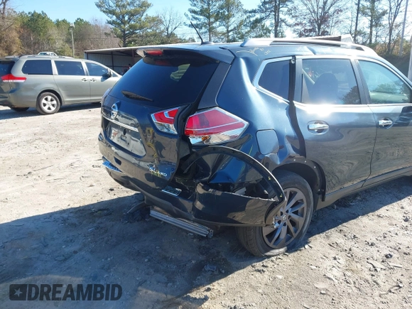 2016 Nissan Rogue SV with VIN 5N1AT2MV7GC732658, listed as a IAAI auction lot 41138612 with 119,692 mi miles. Bid and sale history available at carsss.com. Image 6.