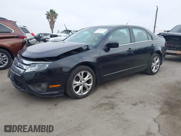 2012 Ford Fusion SE with VIN 3FAHP0HA1CR414684, listed as a IAAI auction lot 42613412 with 108,154 mi miles and . Bid and sale history available at DreamBid. Image 2.