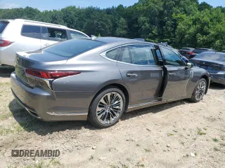 2019 Lexus LS with VIN JTHC51FF7K5007211, listed as a Copart auction lot 59156954 with 0 mi miles and Salvage Title. Bid and sale history available at carsss.com. Image 3.