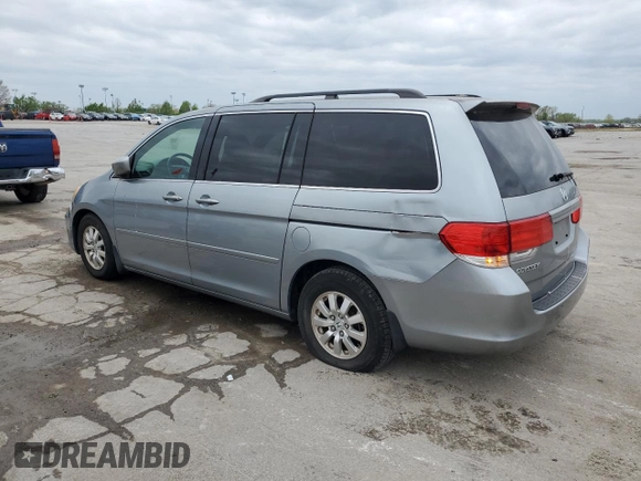 2009 Honda Odyssey EX-L with VIN 5FNRL387X9B055281, listed as a Copart auction lot 53981085 with 153,290 mi miles and Salvage Title. Bid and sale history available at carsss.com. Image 2.