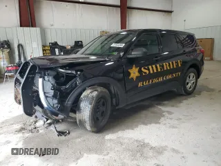 2020 Ford Police Interceptor Utility z VIN 1FM5K8AB6LGC65575, wystawiony jako Copart lot #51604095 z przebiegiem 136 902 mil mil oraz Szkoda całkowita • Salvage title. Historia ofert i sprzedaży dostępna na DreamBid. Obrazek 1.