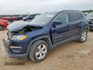 2018 Jeep Compass Latitude z VIN 3C4NJDBB2JT313550, wystawiony jako Copart lot #60540225 z przebiegiem 77 277 mil mil oraz Szkoda całkowita • Salvage title. Historia ofert i sprzedaży dostępna na DreamBid. Obrazek 1.