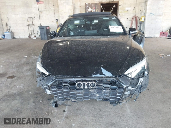 2021 Audi A5 Sportback S line Premium Plus with VIN WAUFACF51MA029452, listed as a IAAI auction lot 39810194 with 58,823 mi miles. Bid and sale history available at carsss.com. Image 13.