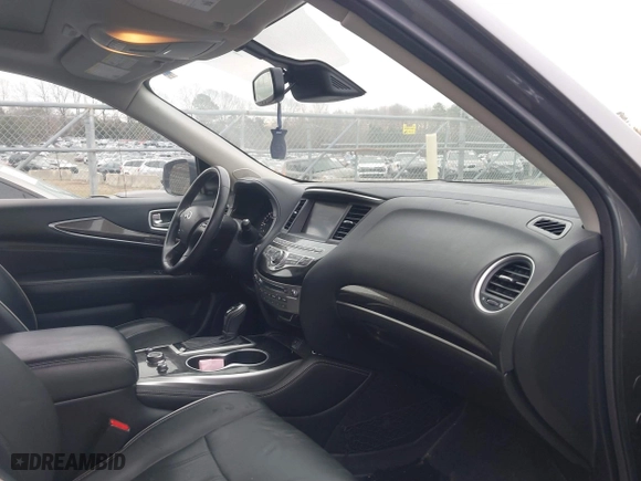 2019 Infiniti QX60 PURE with VIN 5N1DL0MM8KC569052, listed as a IAAI auction lot 41172254 with 85,993 mi miles. Bid and sale history available at carsss.com. Image 5.