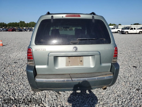 2006 Mercury Mariner Luxury with VIN 4M2CU57146KJ09890, listed as a Copart auction lot 57422405 with 279,773 mi miles and Non repairable. Bid and sale history available at DreamBid. Image 6.