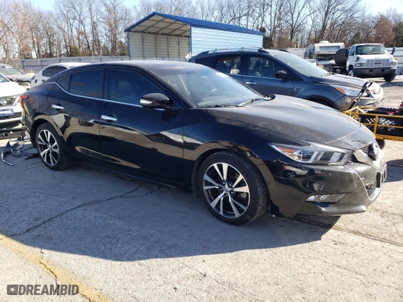 2017 Nissan Maxima SR with VIN 1N4AA6AP6HC379473, listed as a Copart auction lot 42408595 with 88,174 mi miles and Salvage Title. Bid and sale history available at carsss.com. Image 4.