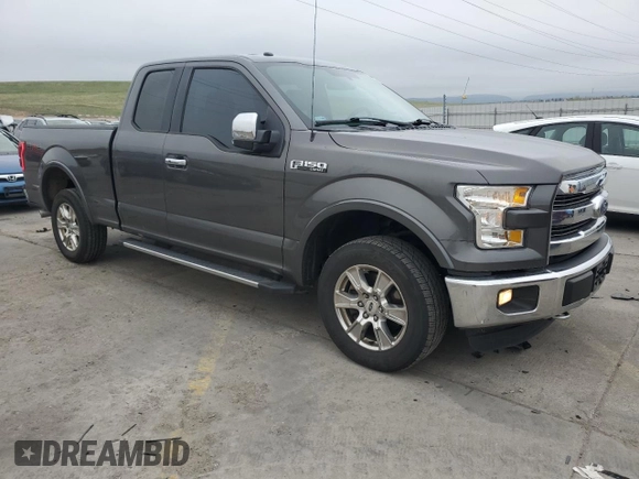 2016 Ford F-150 XLT with VIN 1FTFX1EF9GKE82703, listed as a Copart auction lot 54607065 with 103,218 mi miles and Salvage Title. Bid and sale history available at carsss.com. Image 4.