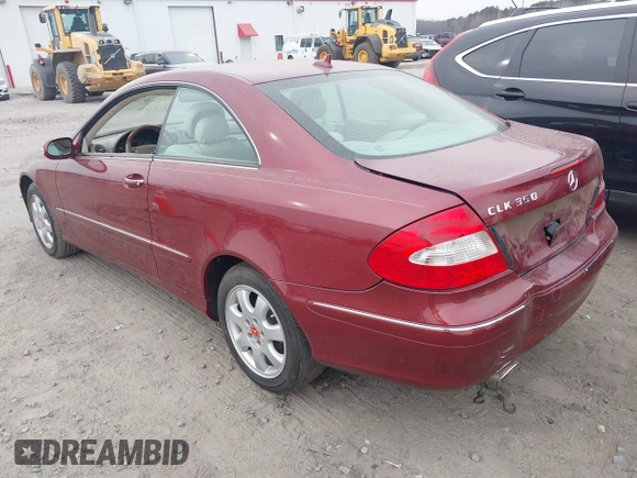 2008 Mercedes-Benz CLK 3.5L with VIN WDBTJ56H38F244866, listed as a IAAI auction lot 41796710 with 185,995 mi miles. Bid and sale history available at carsss.com. Image 3.