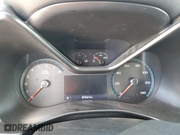 2020 Chevrolet Colorado 4WD LT with VIN 1GCGTCEN7L1126835, listed as a Copart auction lot 47811405 with 87,461 mi miles and Non Repairable. Bid and sale history available at carsss.com. Image 9.
