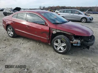 2013 Volkswagen CC Sport with VIN WVWBP7AN8DE568383, listed as a Copart auction lot 82881684 with 208,481 mi miles and Salvage Title. Bid and sale history available at carsss.com. Image 4.