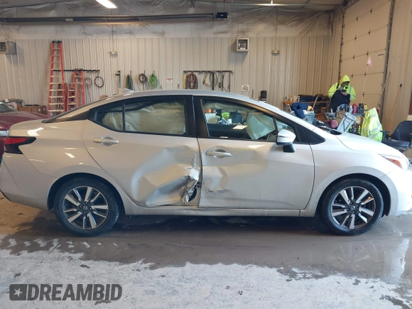 2021 Nissan Versa SV with VIN 3N1CN8EV7ML836403, listed as a IAAI auction lot 41640494 with 75,131 mi miles and . Bid and sale history available at DreamBid. Image 13.