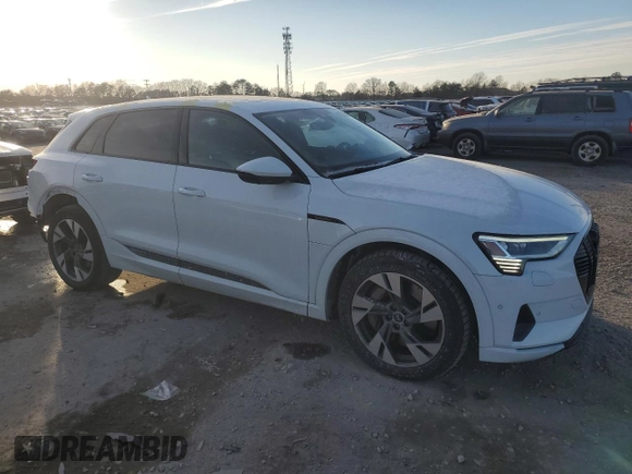 2022 Audi e-tron Premium z VIN WA1AAAGE7NB043670, wystawiony jako Copart lot #42147305 z przebiegiem 24 177 mil mil oraz Szkoda całkowita • Salvage title. Historia ofert i sprzedaży dostępna na DreamBid. Obrazek 4.