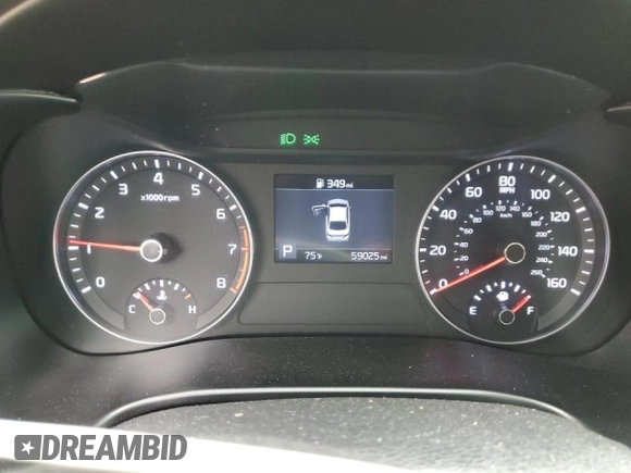 2019 Kia Forte S with VIN 3KPF34AD2KE015622, listed as a Copart auction lot 51613065 with 59,025 mi miles and Salvage Title. Bid and sale history available at carsss.com. Image 9.