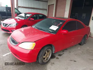 2002 Honda Civic EX with VIN 1HGEM21952L075315, listed as a IAAI auction lot 41906456 with 238,507 mi miles. Bid and sale history available at carsss.com. Image 2.