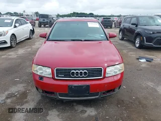 2003 Audi A4 3.0L with VIN WAULT68E23A254280, listed as a IAAI auction lot 42492694 with Not provided miles and . Bid and sale history available at DreamBid. Image 12.
