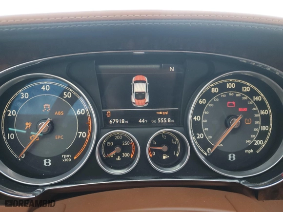 2015 Bentley Continental GT Speed with VIN SCBFJ7ZA6FC044185, listed as a Copart auction lot 45603485 with NaN miles and Salvage Title. Bid and sale history available at carsss.com. Image 9.