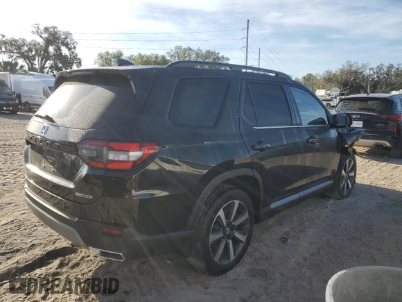 2023 Honda Pilot Touring with VIN 5FNYG2H77PB006594, listed as a Copart auction lot 83662854 with 37,637 mi miles and Salvage Title. Bid and sale history available at DreamBid. Image 3.