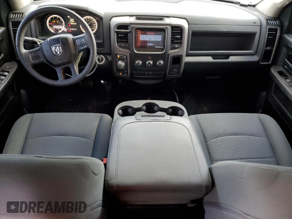 2018 Ram 1500 Express with VIN 3C6RR7KT1JG158655, listed as a Copart auction lot 55536745 with 86,281 mi miles and Salvage title. Bid and sale history available at DreamBid. Image 8.