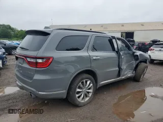 2022 Dodge Durango Citadel Anodized Platinum with VIN 1C4RDJEG0NC133046, listed as a Copart auction lot 60729085 with 73,085 mi miles and Salvage title. Bid and sale history available at DreamBid. Image 3.