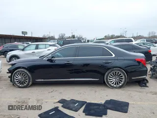 2017 Genesis G90 Premium with VIN KMHG34JA0HU025226, listed as a IAAI auction lot 41609402 with 61,230 mi miles and . Bid and sale history available at carsss.com. Image 15.