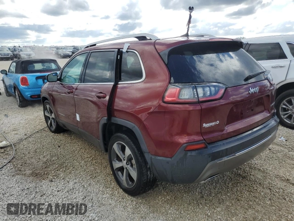 2019 Jeep Cherokee Limited with VIN 1C4PJLDN5KD325726, listed as a Copart auction lot 77030804 with Not Provided miles and Non Repairable. Bid and sale history available at DreamBid. Image 2.