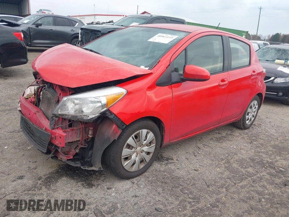 2013 Toyota Yaris L with VIN JTDKTUD32DD554425, listed as a IAAI auction lot 40961115 with 1 mi miles. Bid and sale history available at carsss.com. Image 17.