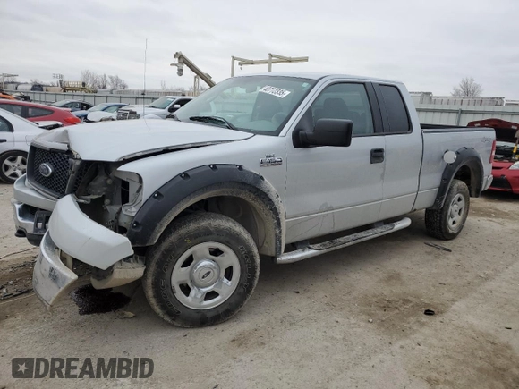 2004 Ford F-150 XLT with VIN 1FTPX14514NA30364, listed as a Copart auction lot 43772335 with 135,450 mi miles and Salvage Title. Bid and sale history available at carsss.com. Image 1.