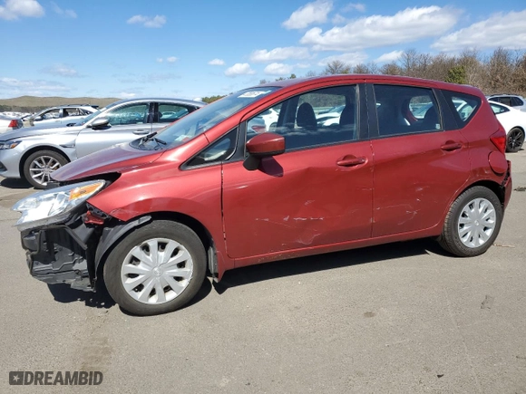 2016 Nissan Versa Note S with VIN 3N1CE2CP9GL392494, listed as a Copart auction lot 46586705 with 53,346 mi miles and Non Repairable. Bid and sale history available at carsss.com. Image 1.